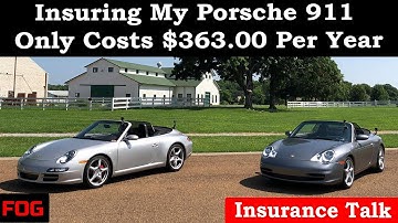 Only $363.00 Per Year To Insure My Porsche 911