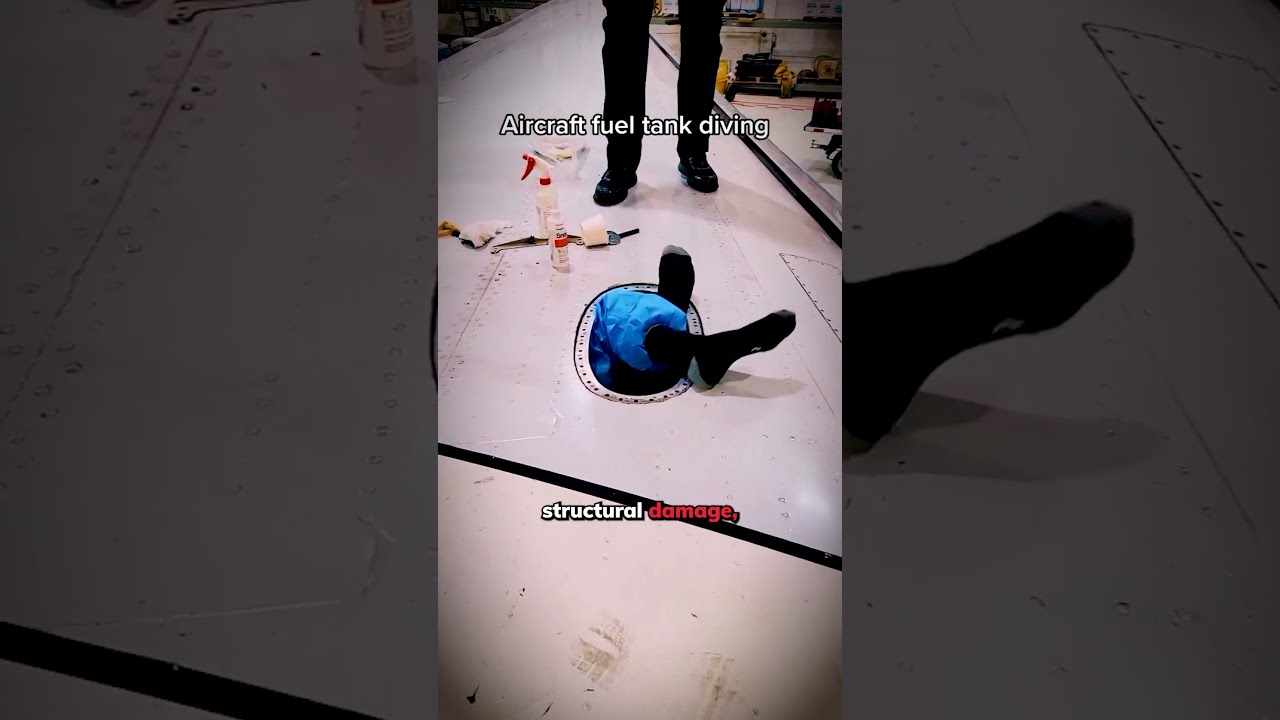 Airplane Fuel Tank Diving 