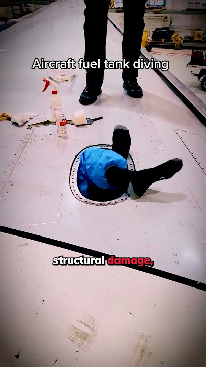 Airplane Fuel Tank Diving 😬