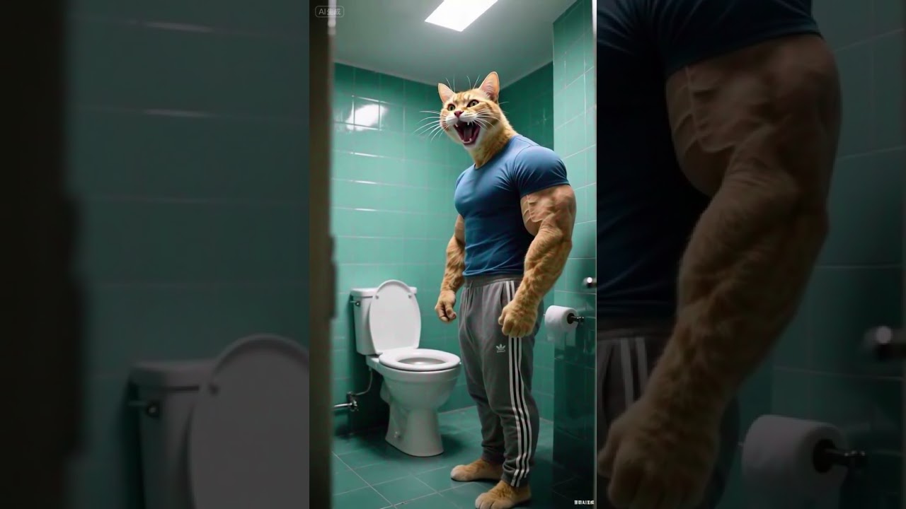 Kitten Shaved Mom's Hair... BIG MISTAKE! 🚽😱#Cat #Funny #Animation #catlovers #story #familydrama