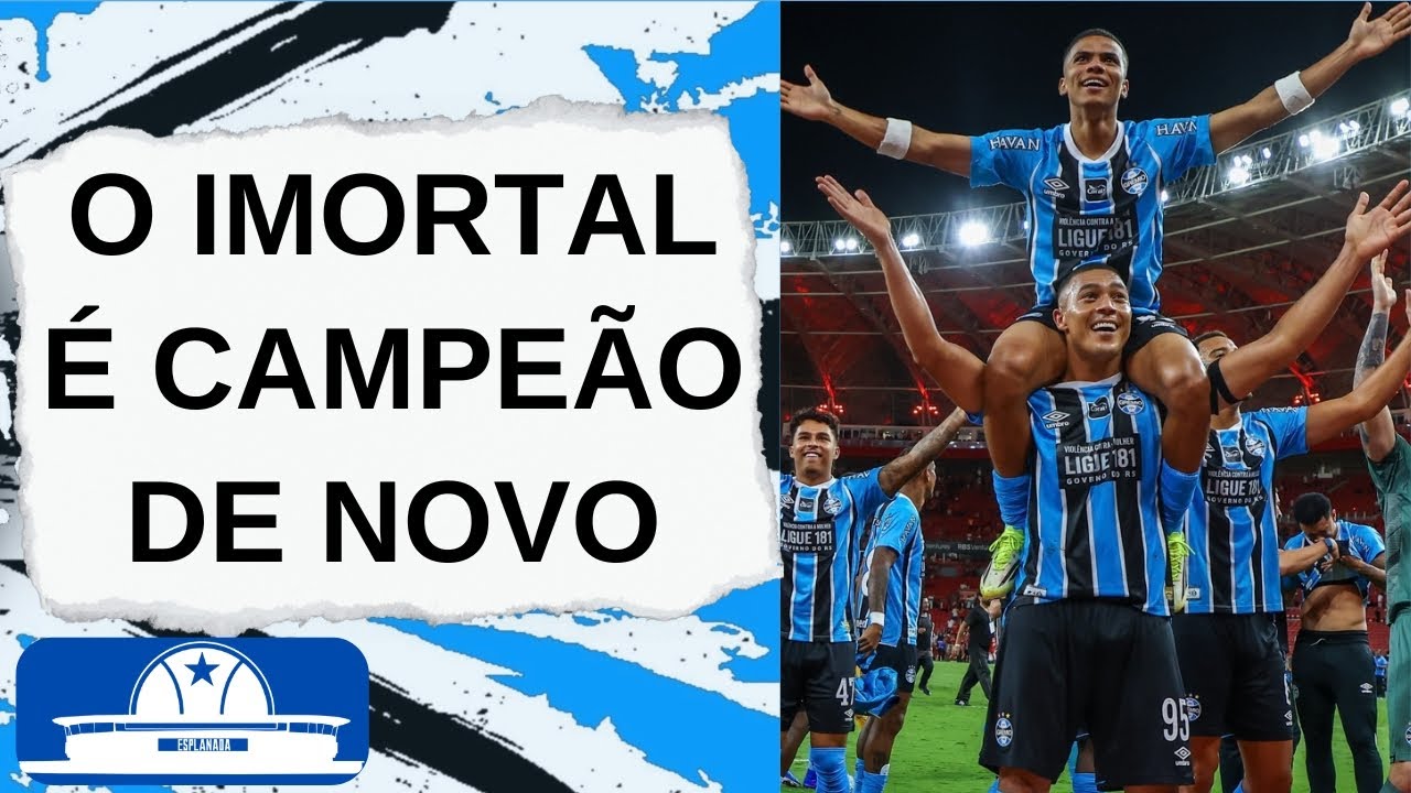 GRÊMIO CAMPEÃO GAÚCHO | É O DIA PARA COMEMORAR | TÍTULO SEM CONTESTAÇÃO | ESPLANADA