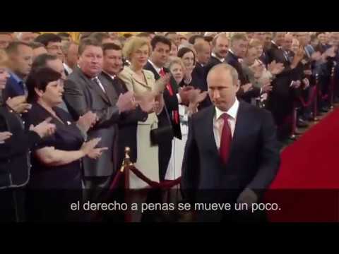 La forma de andar de Putin explicada.