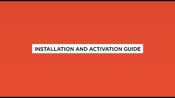 Installation and Activation Guide
