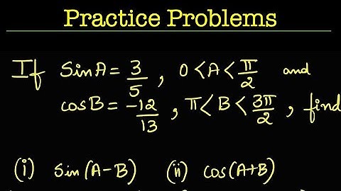 7. Application of Sum and Difference Formulas of Trigonometric Functions Sine, Cosine and Tangent