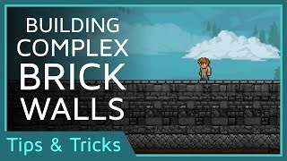 Building Complex Brick Walls ~ Terraria