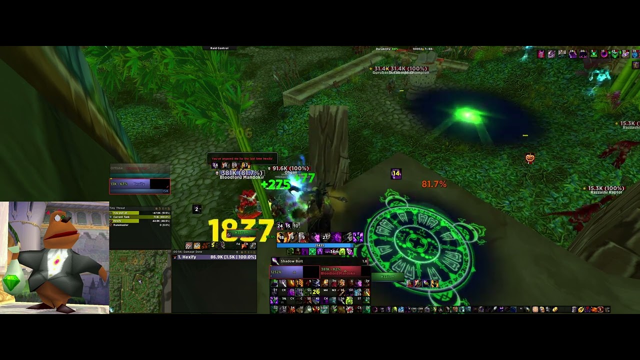 Classic: WotLK Zul'Gurub High Priest Thekal and Bloodlord Mandokir ...