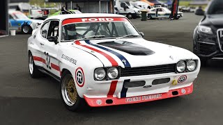 Behind the Wheel of a Racing Legend: Onboard with the Repsol Historic Ford Capri Mk1 V8 | HVRA