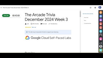 The Arcade Trivia December 2024 Week 3 || Lab Solution || Qwiklabs Arcade 2024