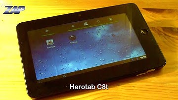 Herotab C8t Android Tablet Review - Merimobiles.com - Cortex A8 - 3G Bluetooth ColonelZap
