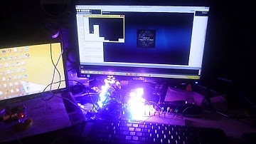 Music visualization through led lights (ws2811 , Arduino , processing)