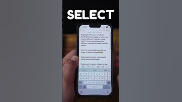 Selecting Text on iPhone 📱#easymethod #frustrationfree #tips #helpingothers #ios #ios16 #apple