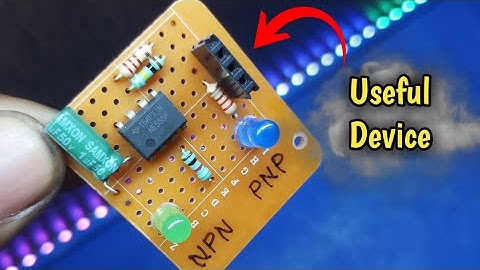 Most Useful Creative DIY idea || Transistor tester without multimeter