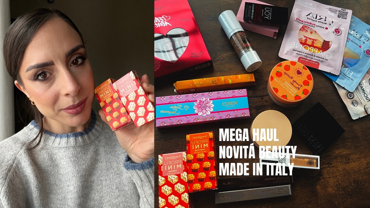 MEGA HAUL NOVITÀ DEL PERIODO MADE IN ITALY 🇮🇹 (#bottegaverde #kiko #overskin #wycon #nabla #dm...)