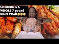 WHOLE 7 POUND ALASKAN KING CRAB UNBOXING