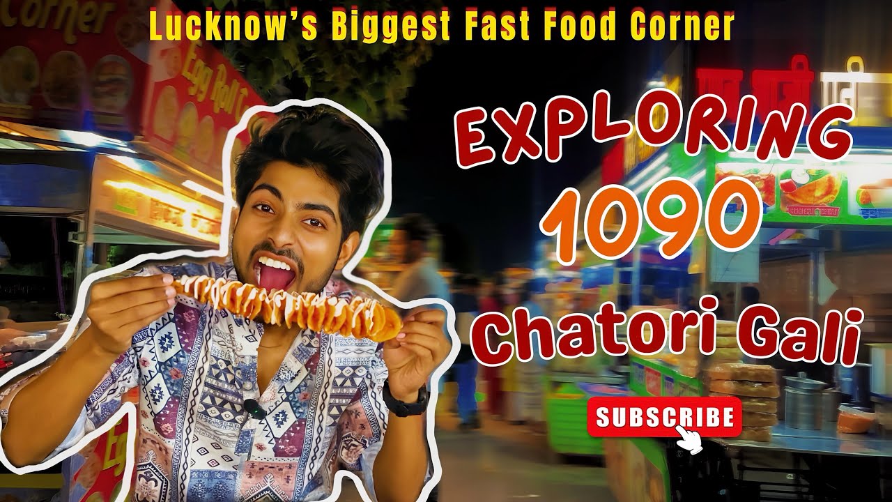 Lucknow ki Most Dangerous Food Street! 😱 |Sanskar Hasani | Ep:08