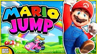 Mario Freeze Dance Floor Is Lava 🌋🌋 | Brain Break Party &amp; Chase | Danny Go! | Just Dance