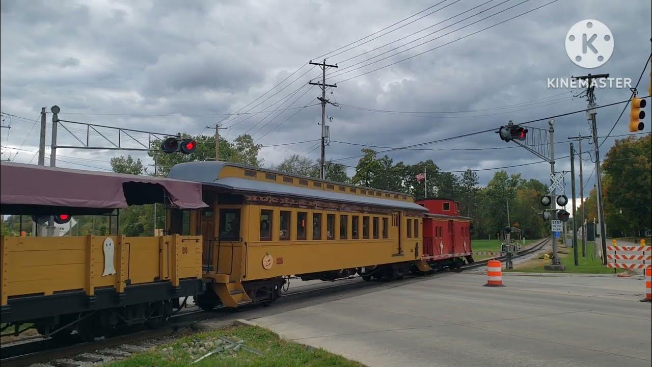 Huckleberry Railroad 152 Leads The Halloween Train Through The Genesee