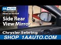 How to Replace Mirror 2001-06 Chrysler Sebring