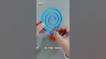 Can you remove the red string from the ring in 10 seconds #Puzzles #IQ #iqtest