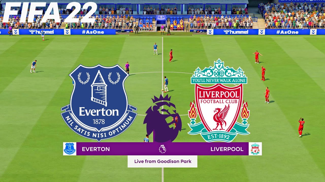 FIFA 22 | Everton vs Liverpool - English Premier League 2021/22 Season ...