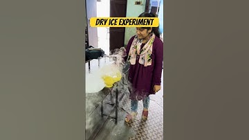 Dry ice 🧊 Solid CO2 #shortsvideo #viral #short #dryice #sublimation #trending