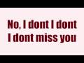 Amy Pearson - Don't Miss You Lyrics