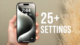 iPhone 15/15 Pro 25 Settings You NEED to Change Immediately!