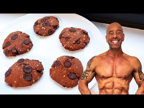 Vegan Choc Chip PROTEIN Cookie Recipe (8g EACH!!)