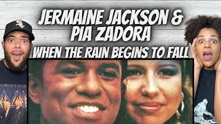 WOW!| Jermaine Jackson & Pia Zadora -  When The Rain Begins To Fall REACTION