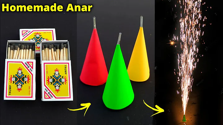 how to make anar at home , making cracker from matchsticks , homemade cracker , cracker testing