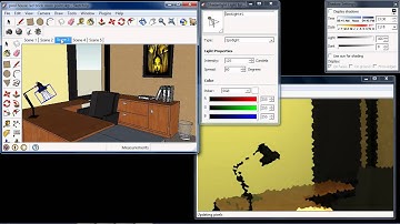 Spotlights in Shaderlight Pro for SketchUp