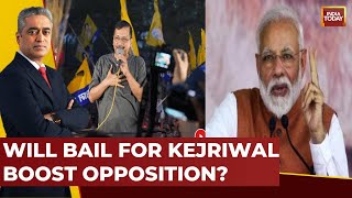 Newstoday With Rajdeep Sardesai: Kejriwal Walks Out Of Tihar, Will Bail For Kejriwal Boost Oppn
