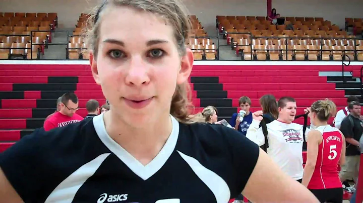 Rachel Hein after North Central Win