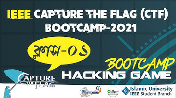 IEEE IU SB CTF Bootcamp 2021 # Class 01 | What is CTF?| Types of CTF | National Cyber Drill