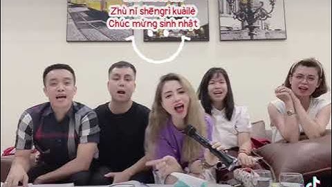 Chúc mừng sinh nhật - bài 4 Jin Yin Wang - 生日快乐 - tiếng Trung cho người mới - happy birthday to you