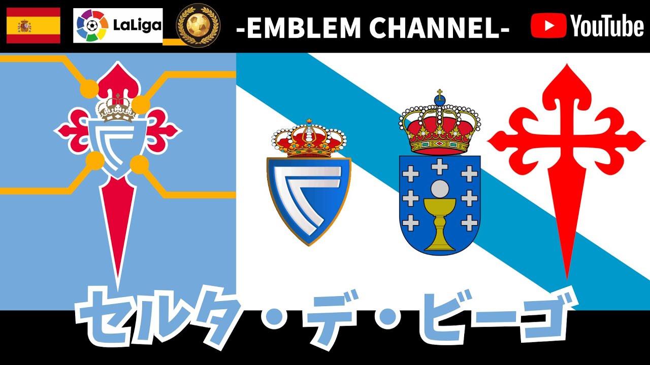 ラリーガ セルタデビーゴ サッカーエンブレム解説!】セルタ・デ・ビーゴ【ラ・リーガ