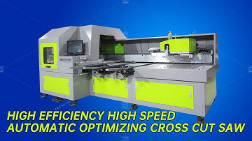 High Efficiency High Speed Automatic Optimizing Cross Cut Saw for Wood Cutting Overseas