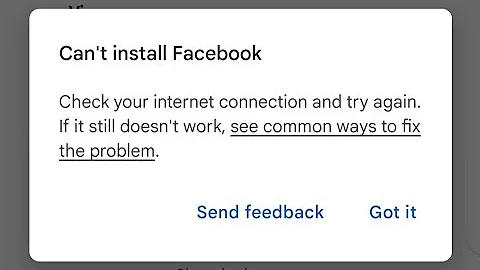 How To Fix Can't Install Facebook From Google Play Store