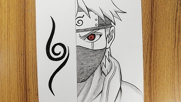 How to draw kakashi ( ALT Version ) -- Step by step Tutorial | Anime Pencil sketch Drawing