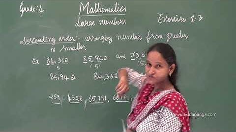 CBSE 4 - MATHEMATICS - LARGE NUMBERS - PART 3