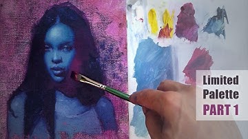 Limited Palette Color Study (Rihanna) - Part 1