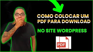 👉🏻 Como colocar um pdf  no wordpress  {Passo a passo}