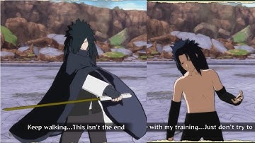 NSUNSR NSUNS4 Mod Sasuke THE LAST and Training moveset