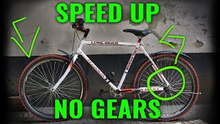 SPEED UP YOUR CYCLE without GEARS | no gears | more speed | bike tips #nogears #cycle #bike #speedup screenshot 2