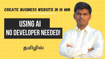 Create a Business Website in 10 Minutes Using AI | Domain & Hosting | No Developer Needed!