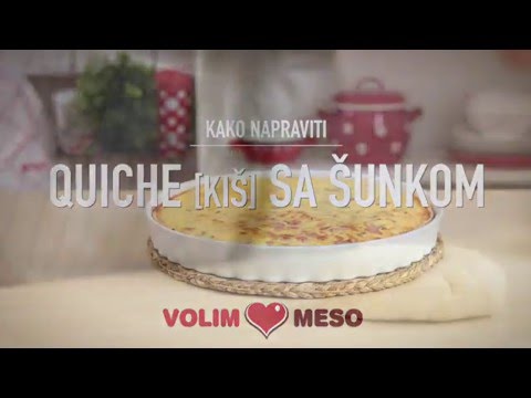 Video: Quiche Sa šunkom I Rajčicama