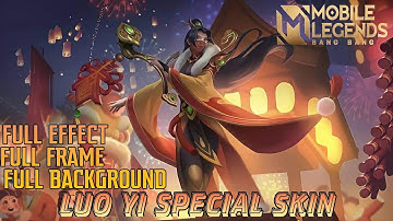 Lou Yi Special Skin Script Full Effect Lobby & Frame With Backup File