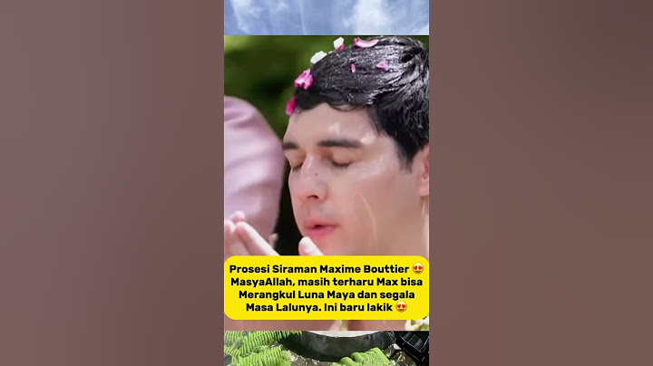 Detik detik Mengharukan Siraman Maxime Bouttier sebelum menikah #maximebouttier #lunamaya #trending