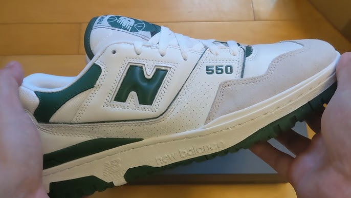 Review of the New Balance 550 White Team Forest Green - Detailed