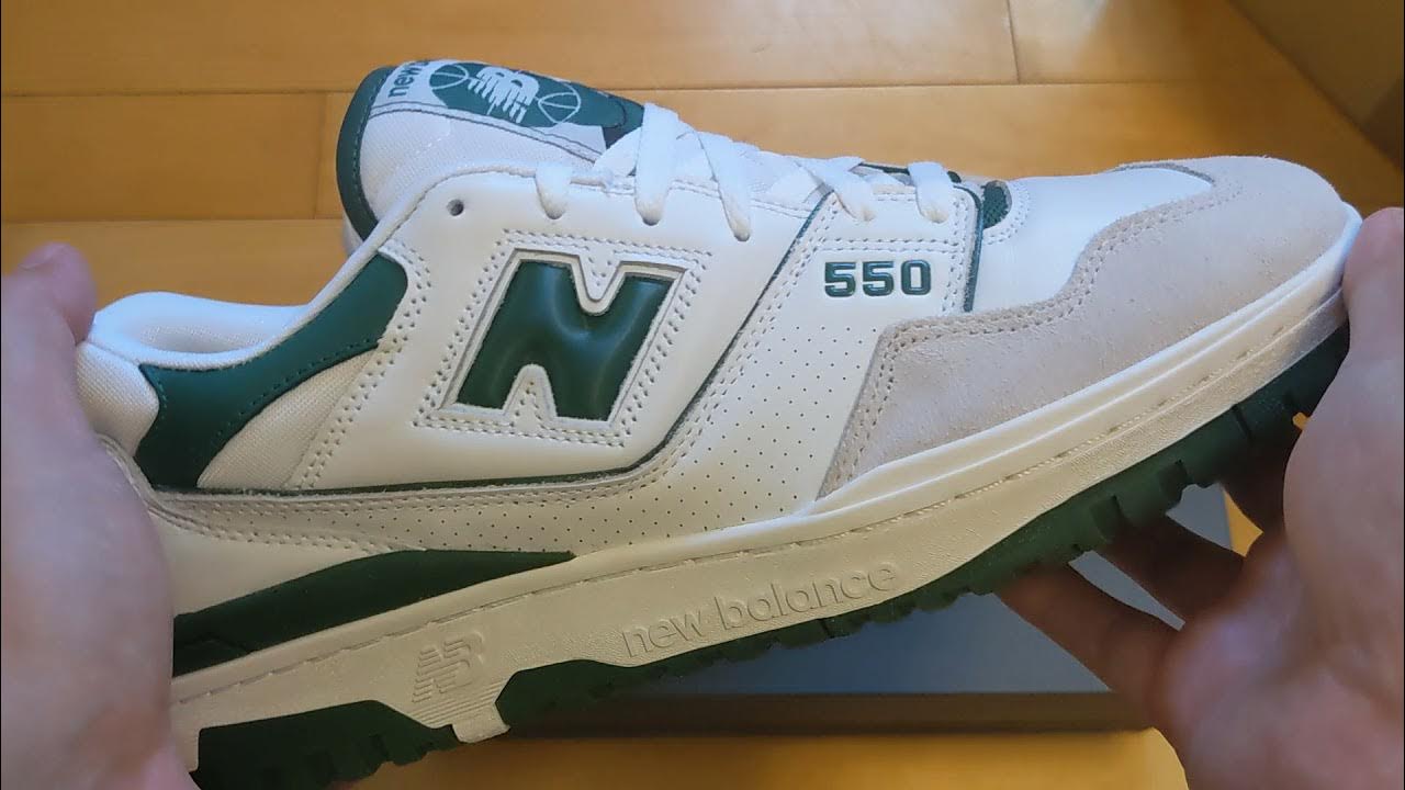 UNBOXING New Balance 550 Green - Are these just as good as the Aime ...